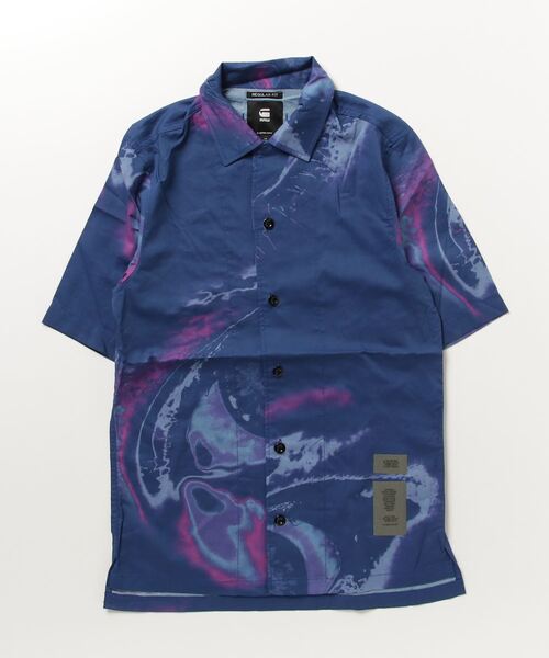 G-STAR(ジースター)の「FESTIVAL SHIRT/総柄シャツ(シャツ/ブラウス・メンズ・ブルー系その他/ブルー系その他2・LARGE/MEDIUM/SMALL/X-SMALL/X-LARGE)」の13枚目の写真