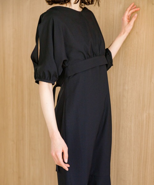 HEYUMM(ヘユム)の「アンサンブルワンピース(ワンピース・レディース・ブラック/ベージュ/オフホワイト・ONE/S)」の11枚目の写真