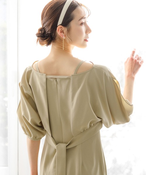 HEYUMM(ヘユム)の「アンサンブルワンピース(ワンピース・レディース・ブラック/ベージュ/オフホワイト・ONE/S)」の17枚目の写真