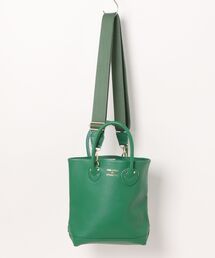【YOUNG&OLSEN】EMBOSSED LEATHER HAVERSACK S