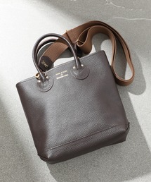 【YOUNG&OLSEN】EMBOSSED LEATHER HAVERSACK S