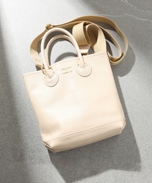 【YOUNG&OLSEN】EMBOSSED LEATHER HAVERSACK S