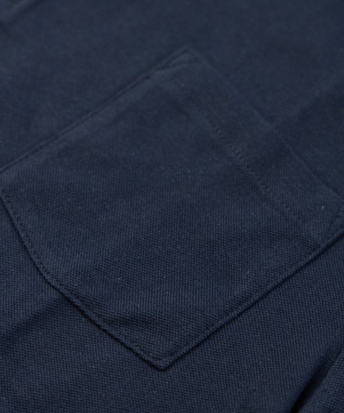 NYLAUS（ナイラス）の「レギュラーシルエット 鹿の子 胸ポケット付き ポロシャツ（ポロシャツ・メンズ・ベージュ/ブラック/ブルーグレー/ワイン/ネイビー/ホワイト/グレー・L/LL/M）」の17枚目の写真