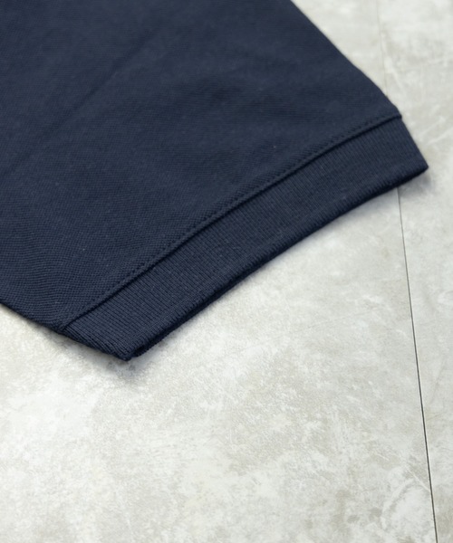 NYLAUS（ナイラス）の「レギュラーシルエット 鹿の子 胸ポケット付き ポロシャツ（ポロシャツ・メンズ・ベージュ/ブラック/ブルーグレー/ワイン/ネイビー/ホワイト/グレー・L/LL/M）」の14枚目の写真