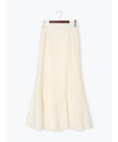 Te chichi（テチチ）の「ラッセルレースマーメイドスカート（スカート・レディース・ネイビー/グリーン/オフホワイト・ﾌﾘ-）」の22枚目の写真