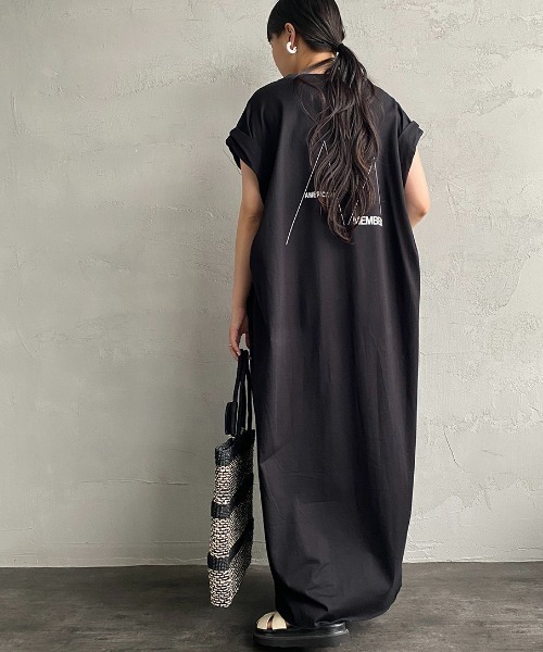 【美品】アメリカーナ　ジーンズファクトリー別注　ステッチワーク　ワンピース 美品】アメリカーナ ジーンズファクトリー別注 ステッチワーク