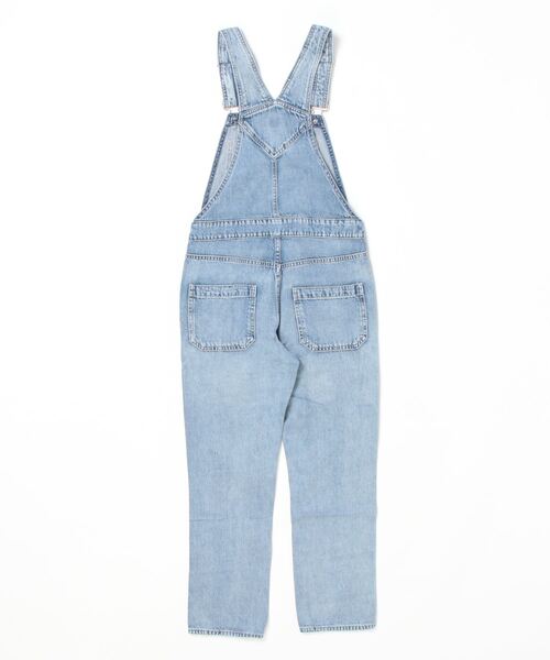 GAP(ギャップ)の「ウォッシュウェル スローチー デニムオーバーオール(サロペット/オーバーオール・レディース・ライトインディゴブルー・XS/S/M/L/XXS)」の2枚目の写真