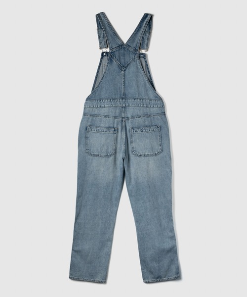 GAP(ギャップ)の「ウォッシュウェル スローチー デニムオーバーオール(サロペット/オーバーオール・レディース・ライトインディゴブルー・XS/S/M/L/XXS)」の7枚目の写真
