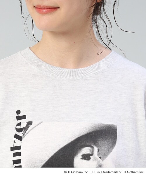 GOOD ROCK SPEED（グッドロックスピード）の「◆【LIFE×GOOD ROCK SPEED】 LIFEフォトTシャツ（Tシャツ/カットソー・レディース・アイボリー/ブラック/グレー・02）」の8枚目の写真