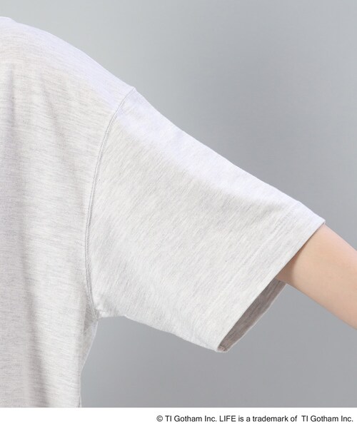 GOOD ROCK SPEED（グッドロックスピード）の「◆【LIFE×GOOD ROCK SPEED】 LIFEフォトTシャツ（Tシャツ/カットソー・レディース・アイボリー/ブラック/グレー・02）」の9枚目の写真