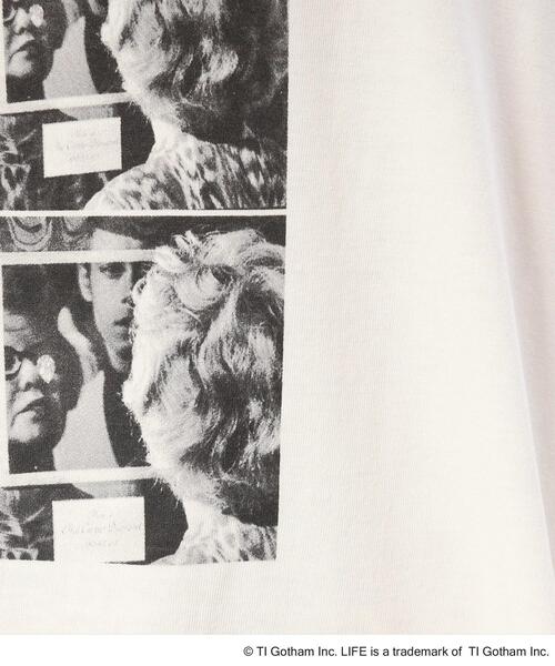 GOOD ROCK SPEED（グッドロックスピード）の「◆【LIFE×GOOD ROCK SPEED】 LIFEフォトTシャツ（Tシャツ/カットソー・レディース・アイボリー/ブラック/グレー・02）」の13枚目の写真