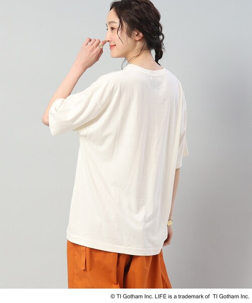 GOOD ROCK SPEED（グッドロックスピード）の「◆【LIFE×GOOD ROCK SPEED】 LIFEフォトTシャツ（Tシャツ/カットソー・レディース・アイボリー/ブラック/グレー・02）」の16枚目の写真
