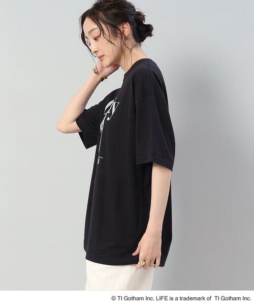 GOOD ROCK SPEED（グッドロックスピード）の「◆【LIFE×GOOD ROCK SPEED】 LIFEフォトTシャツ（Tシャツ/カットソー・レディース・アイボリー/ブラック/グレー・02）」の22枚目の写真