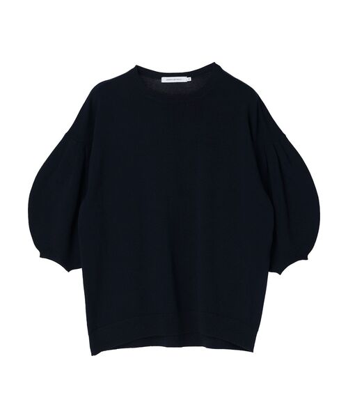 AMERICAN HOLIC（アメリカンホリック）の「ボリュームスリーブニットプルオーバー（ニット/セーター・レディース・オフホワイト/イエロー/グリーン/ネイビー・L/M）」の9枚目の写真