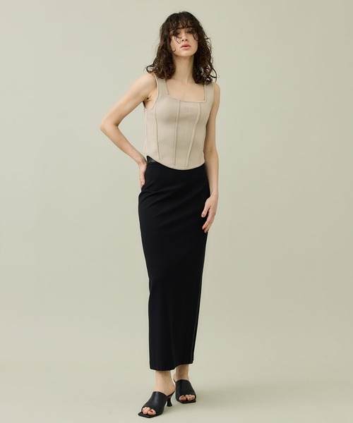 MATURED（マチュアード）の「【MATURED/マチュアード】ニットビスチェ（ニット/セーター・レディース・ダークグリーン/ブラック・FREE）」の11枚目の写真