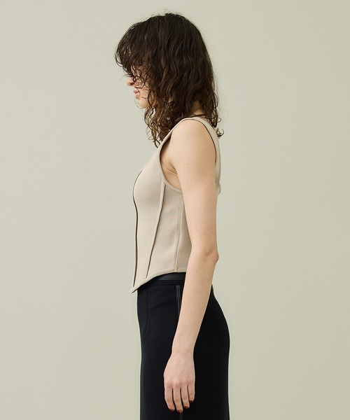 MATURED（マチュアード）の「【MATURED/マチュアード】ニットビスチェ（ニット/セーター・レディース・ダークグリーン/ブラック・FREE）」の13枚目の写真