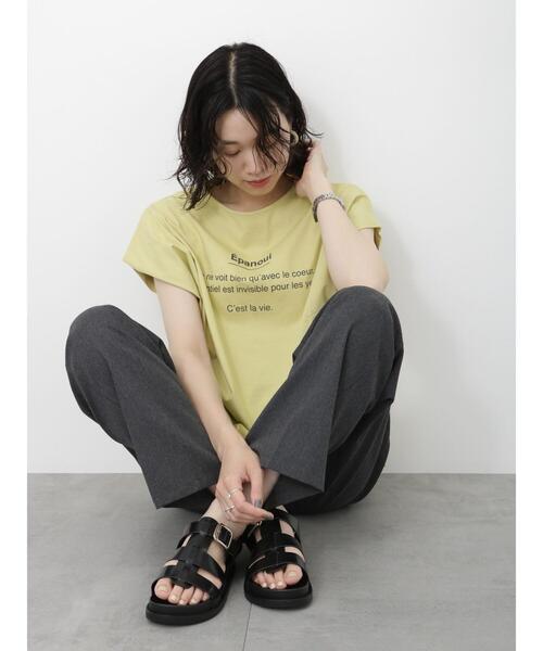 Samansa Mos2 blue(サマンサモスモスブルー)の「厚底グルカサンダル(サンダル・レディース・ブラック/ブラウン/オフホワイト・MEDIUM/LARGE)」の21枚目の写真