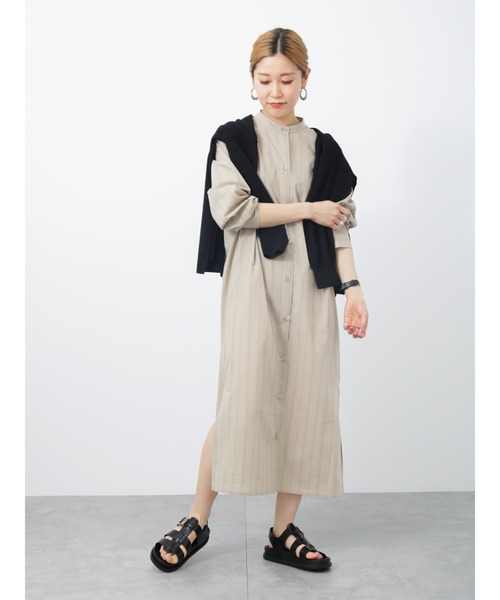 Samansa Mos2 blue(サマンサモスモスブルー)の「厚底グルカサンダル(サンダル・レディース・ブラック/ブラウン/オフホワイト・MEDIUM/LARGE)」の8枚目の写真