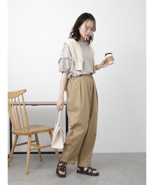 Samansa Mos2 blue(サマンサモスモスブルー)の「厚底グルカサンダル(サンダル・レディース・ブラック/ブラウン/オフホワイト・MEDIUM/LARGE)」の14枚目の写真