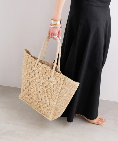 MAISON N.H PARIS　メゾンエヌアッシュパリ　革の編みバッグ MAISON N.H PARIS/メゾンエヌアッシュパリ】バッグ/ALMA