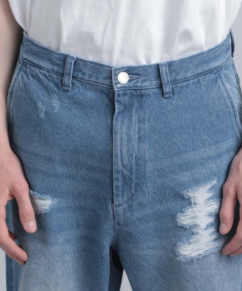 HARE（ハレ）の「アブストダメージデニムパンツ(HARE)（デニムパンツ