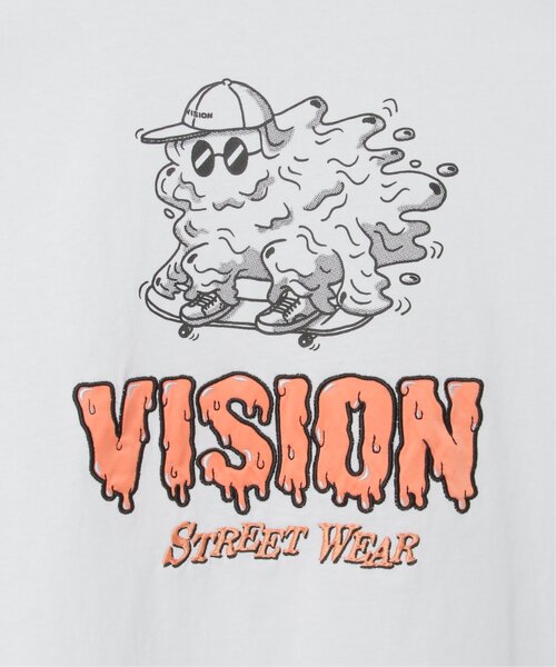 VISION STREET WEAR(ヴィジョンストリートウェア)の「VISION STREET WEAR ヴィジョンストリートウェア モンスタースケーターオーバーTシャツ(Tシャツ/カットソー・メンズ・ブラック/ホワイト/ピンク・M/L)」の9枚目の写真