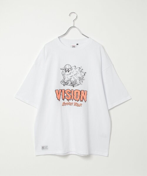 VISION STREET WEAR(ヴィジョンストリートウェア)の「VISION STREET WEAR ヴィジョンストリートウェア モンスタースケーターオーバーTシャツ(Tシャツ/カットソー・メンズ・ブラック/ホワイト/ピンク・M/L)」の12枚目の写真