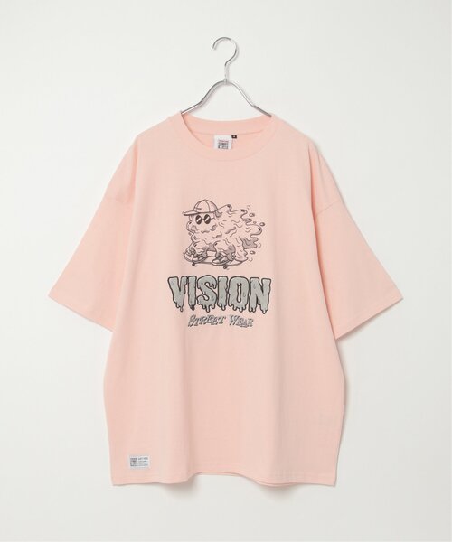 VISION STREET WEAR(ヴィジョンストリートウェア)の「VISION STREET WEAR ヴィジョンストリートウェア モンスタースケーターオーバーTシャツ(Tシャツ/カットソー・メンズ・ブラック/ホワイト/ピンク・M/L)」の13枚目の写真