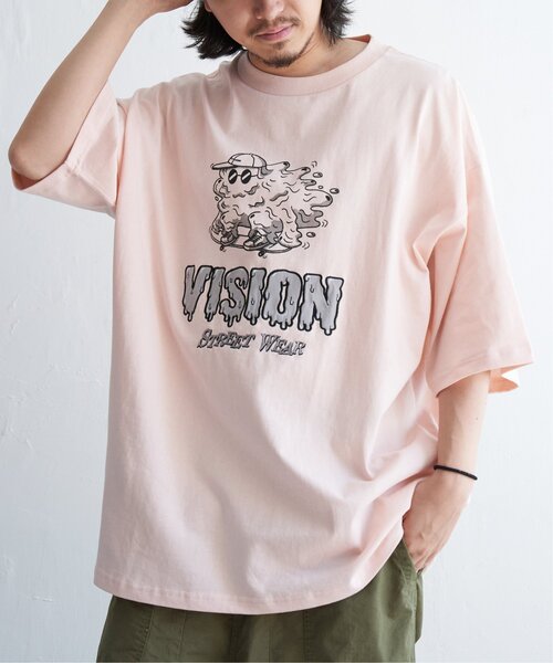 VISION STREET WEAR(ヴィジョンストリートウェア)の「VISION STREET WEAR ヴィジョンストリートウェア モンスタースケーターオーバーTシャツ(Tシャツ/カットソー・メンズ・ブラック/ホワイト/ピンク・M/L)」の21枚目の写真