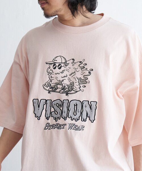 VISION STREET WEAR(ヴィジョンストリートウェア)の「VISION STREET WEAR ヴィジョンストリートウェア モンスタースケーターオーバーTシャツ(Tシャツ/カットソー・メンズ・ブラック/ホワイト/ピンク・M/L)」の22枚目の写真