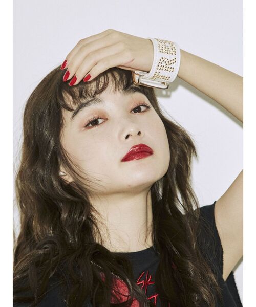 jouetie（ジュエティ）の「スタッズロゴブレスレット（ブレスレット・レディース・オフホワイト/ブラック/ボルドー・FREE）」の5枚目の写真