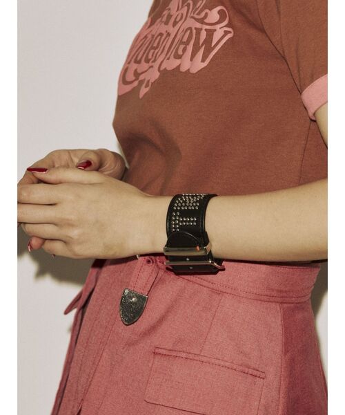 jouetie（ジュエティ）の「スタッズロゴブレスレット（ブレスレット・レディース・オフホワイト/ブラック/ボルドー・FREE）」の14枚目の写真