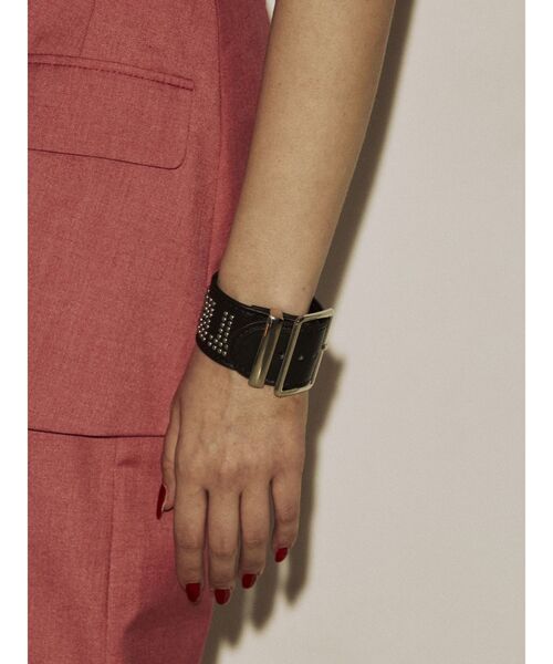 jouetie（ジュエティ）の「スタッズロゴブレスレット（ブレスレット・レディース・オフホワイト/ブラック/ボルドー・FREE）」の15枚目の写真