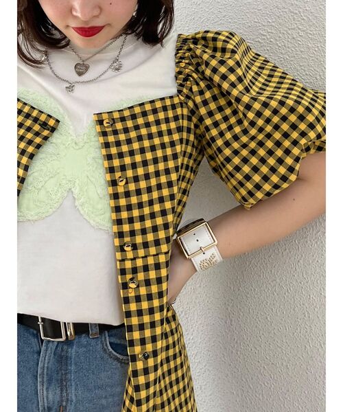 jouetie（ジュエティ）の「スタッズロゴブレスレット（ブレスレット・レディース・オフホワイト/ブラック/ボルドー・FREE）」の17枚目の写真