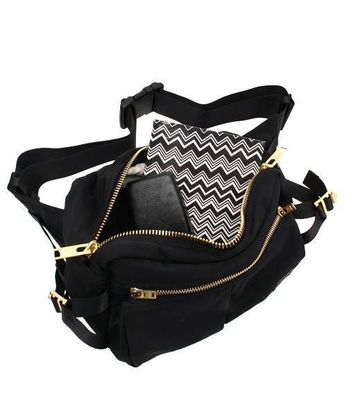 PORTER（ポーター）の「PORTER DRAFT WAIST BAG <B印 YOSHIDA SELECT>（ボディバッグ/ウエストポーチ・メンズ・ブラック/ネイビー/ベージュ・ONE SIZE）」の17枚目の写真