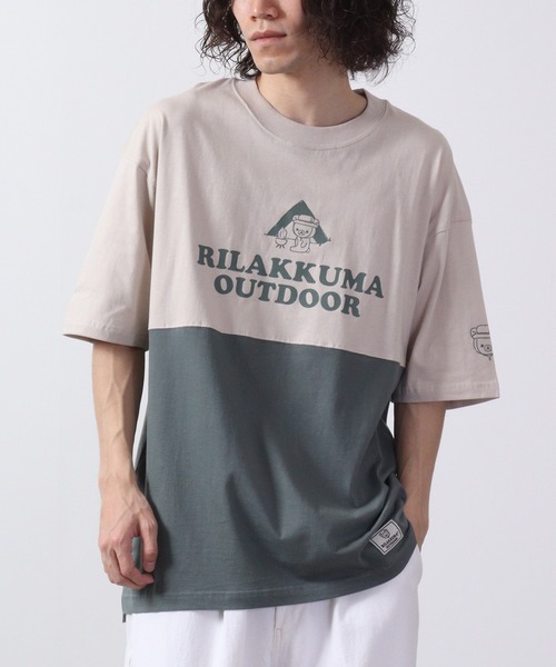 FUNALIVE(ファンアライブ)の「リラックマ ドロップショルダー Tシャツ 半袖(Tシャツ/カットソー・レディース・ブラウン/アイボリー/ブルーグレー/カーキ・M/L)」の20枚目の写真