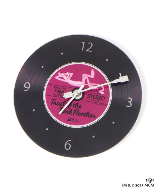 BAYFLOW（ベイフロー）の「【pink panther(ピンクパンサー)×BAYFLOW】レコードクロック（置時計）」 WEAR
