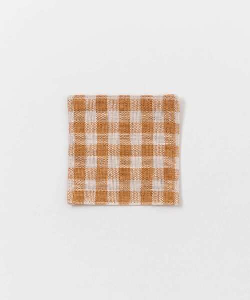fog linen work（フォグリネンワーク）の「fog linen work　リネンコースター（キッチンツール・レディース・オレンジ・-）」の3枚目の写真