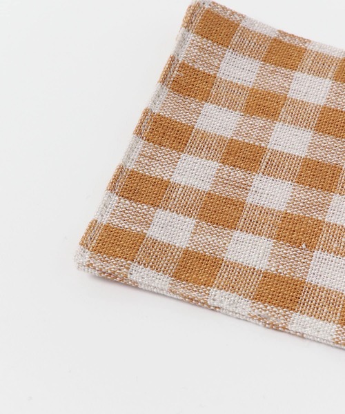 fog linen work（フォグリネンワーク）の「fog linen work　リネンコースター（キッチンツール・レディース・オレンジ・-）」の4枚目の写真