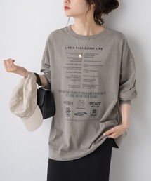 【23AW・WEB限定】2WAYロゴプリントロングスリーブ