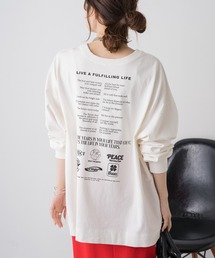 【23AW・WEB限定】2WAYロゴプリントロングスリーブ