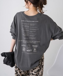 【23AW・WEB限定】2WAYロゴプリントロングスリーブ