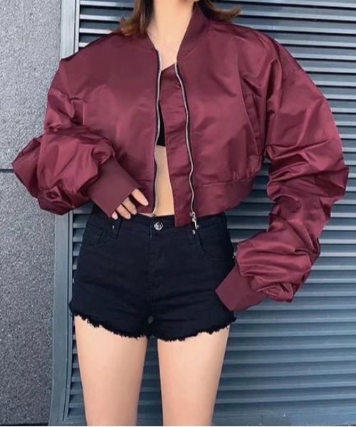 Burner（バーナー）の「【OKUOKU　0909】MA-1 / ショート丈 oku-outer-606246297042-60 U MC（MA-1・レディース・A/C/B・FREE）」の2枚目の写真