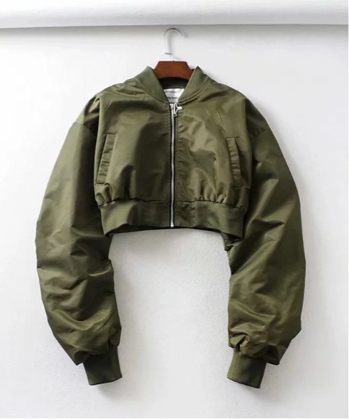 Burner（バーナー）の「【OKUOKU　0909】MA-1 / ショート丈 oku-outer-606246297042-60 U MC（MA-1・レディース・A/C/B・FREE）」の3枚目の写真