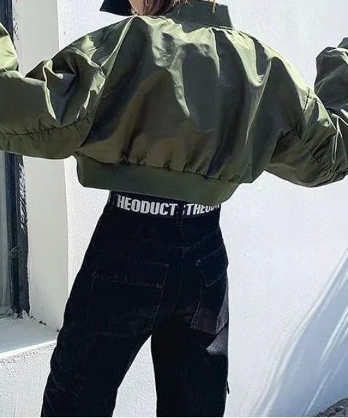 Burner（バーナー）の「【OKUOKU　0909】MA-1 / ショート丈 oku-outer-606246297042-60 U MC（MA-1・レディース・A/C/B・FREE）」の12枚目の写真