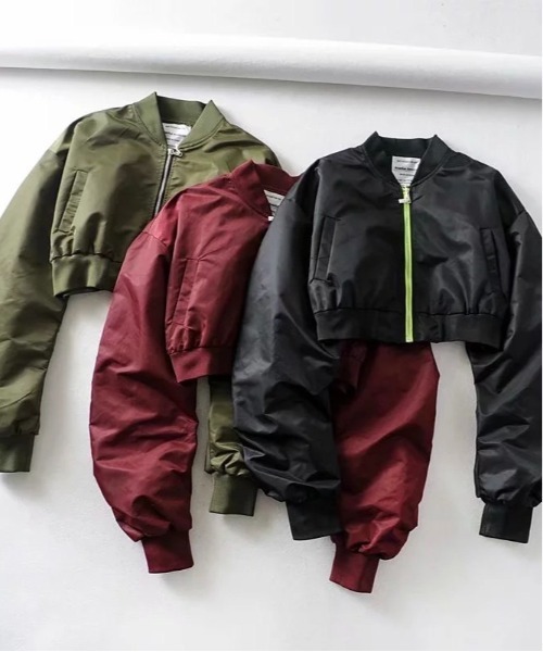 Burner（バーナー）の「【OKUOKU　0909】MA-1 / ショート丈 oku-outer-606246297042-60 U MC（MA-1・レディース・A/C/B・FREE）」の11枚目の写真