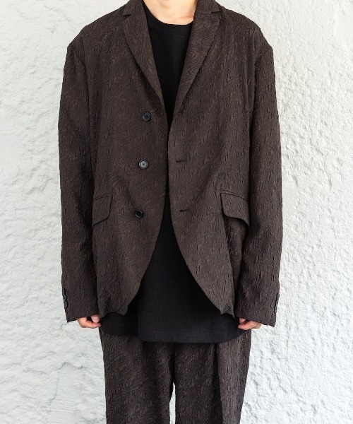 Enharmonic TAVERN（エンハーモニックタヴァーン）の「Design wrinkle jacket（その他アウター・メンズ・ブラック・44/46/48）」の3枚目の写真