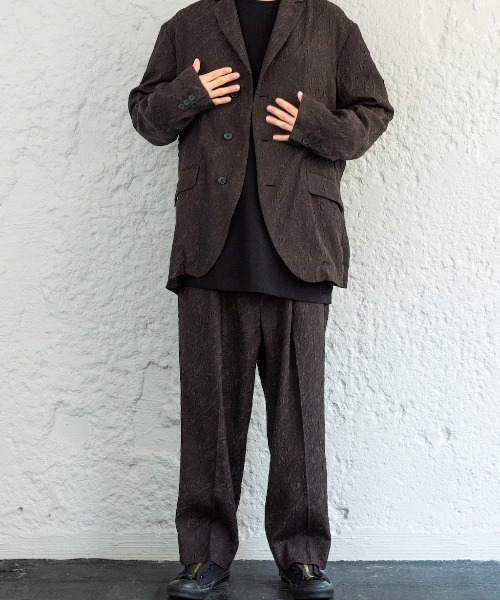 Enharmonic TAVERN（エンハーモニックタヴァーン）の「Design wrinkle jacket（その他アウター・メンズ・ブラック・44/46/48）」の8枚目の写真