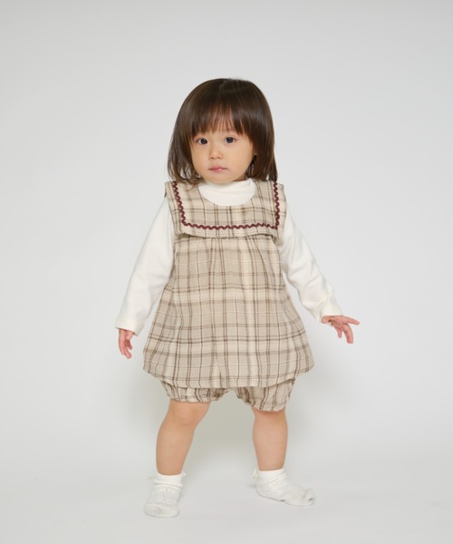 ＊ちびっこ＊ページ【内容ご確認ください】 kids zoo（キッズズー）の「フリル付きチェック・無地ブルマ