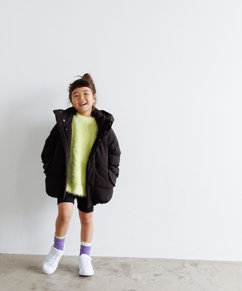 LOWRYS FARM（ローリーズファーム）の「カラーシャギーＢＩＧプルオーバー　973880（ニット/セーター・キッズ・ピンク/イエロー/チャコールグレー・110cm/120cm/130cm/140cm/150cm）」の14枚目の写真